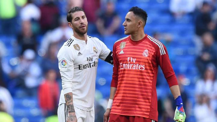 Keylor y Ramos juntos
