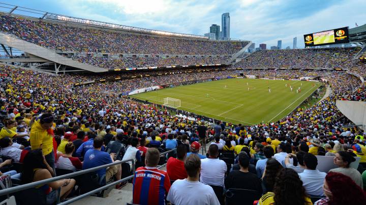 Soldier Field completamente lleno.