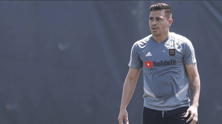 Fito Zelaya entrenando con LAFC.