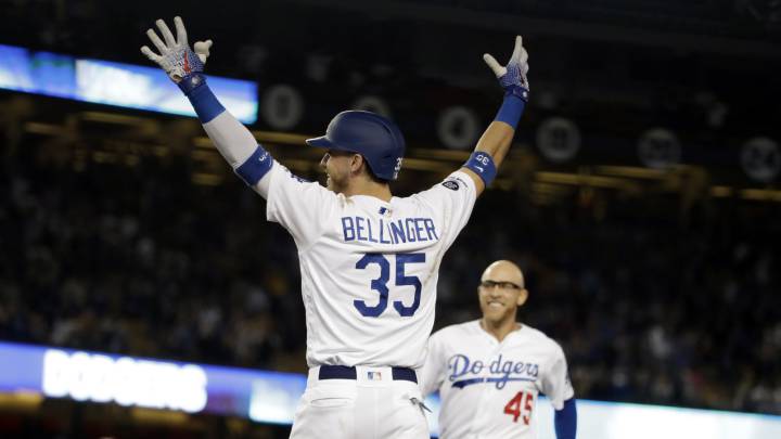Cody Bellinger en partido de los Dodgers