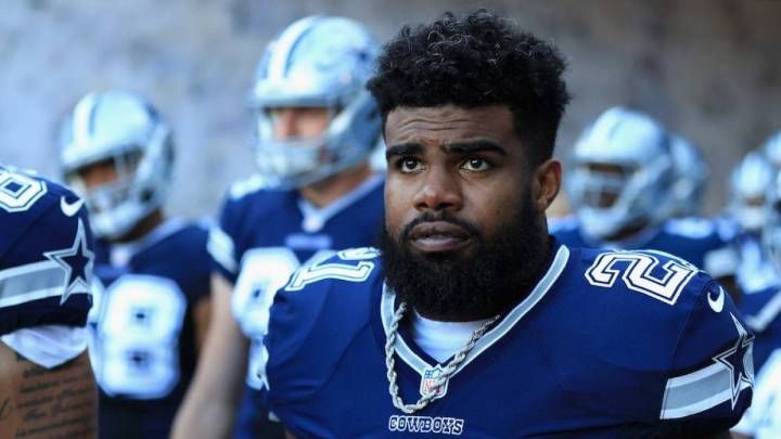 Ezekiel Elliott en partido de los Cowboys