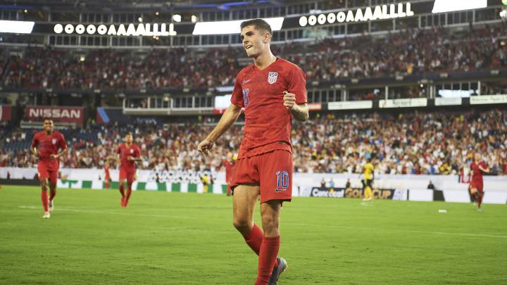 Pulisic festejado anotación