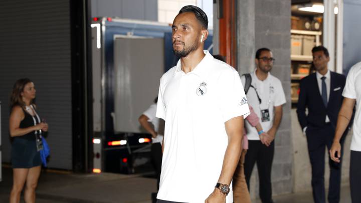 Keylor Navas con el Real Madrid