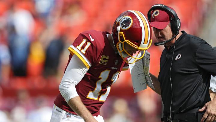 Alex Smith con los Redskins