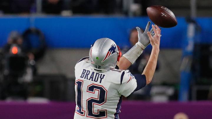 Tom Brady en el Super Bowl LII