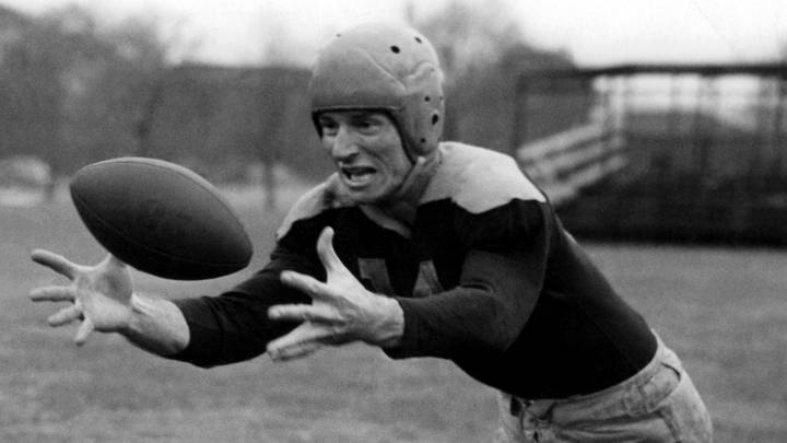 Don Hutson en partido de los Packers