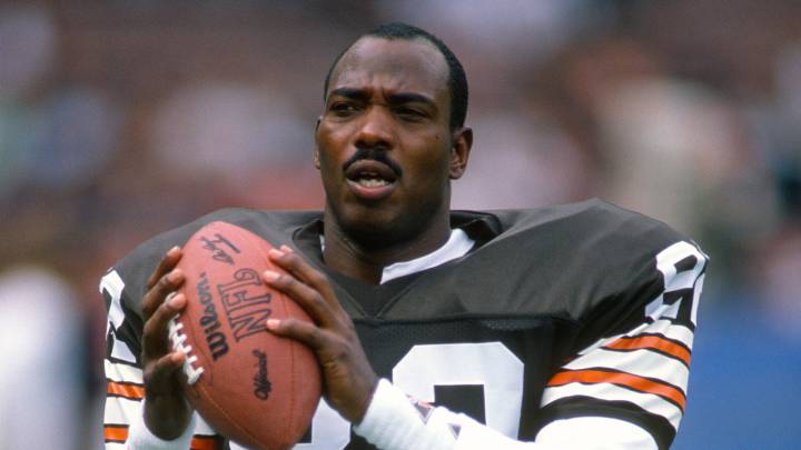 Ozzie Newsome como tight end de los Browns