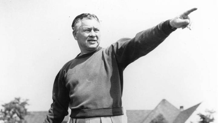 Earl "Curly" Lambeau con los Packers