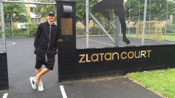 Zlatan Court, la cancha de fútbol que Ibra le regaló a niños suecos