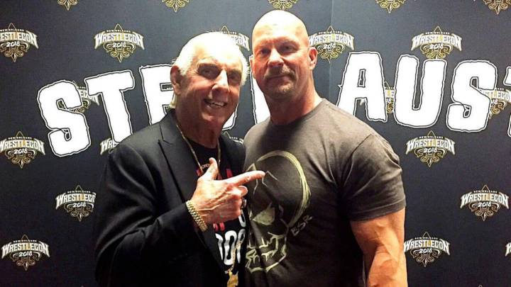 Ric Flair y Stone Cold Steve Austin