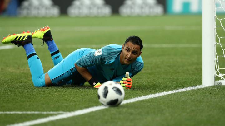 Keylor Navas con el Real Madrid