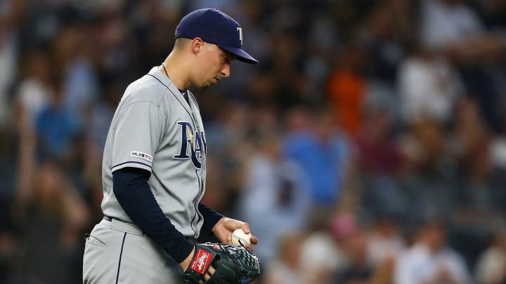Blake Snell con los Rays
