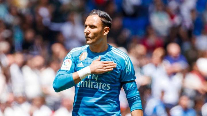 Keylor con el Real Madrid