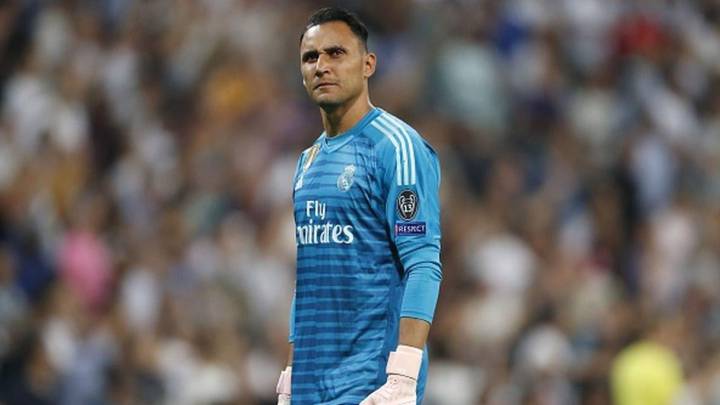 Keylor Navas con el Mdrid