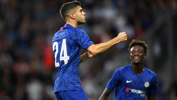 La estrella estadounidense abrió su cuenta goleadora con los ‘Blues’ en la goleada 3-5 sobre Salzburg en el cierre de la pretemporada.