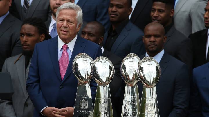 Robert Kraft en ceremonia en la Casa Blanca
