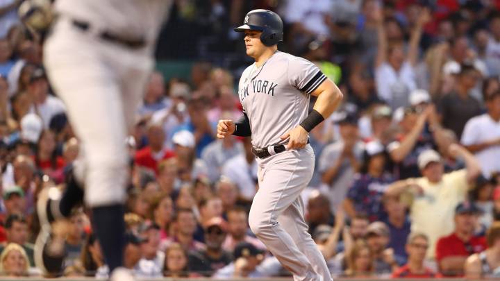 Luke Voit con los Yankees
