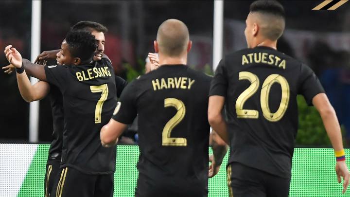 LAFC celebrando anotación