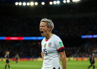 Megan Rapinoe reacciona a lo hecho por Bedoya tras tiroteos