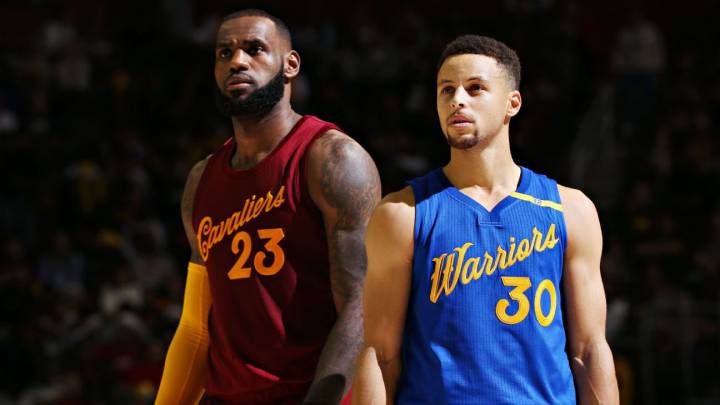 LeBron James y Stephen Curry
