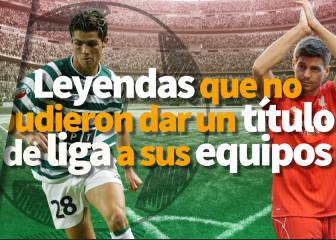 Leyendas que no pudieron dar el título de liga a sus equipos