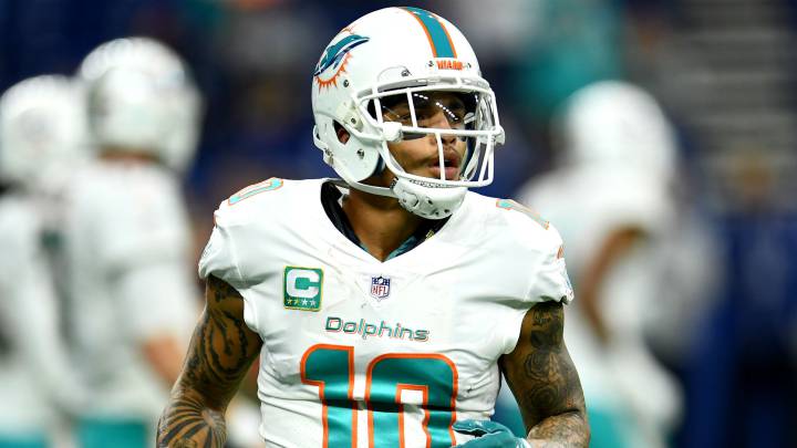 Kenny Stills en partido de los Dolphins