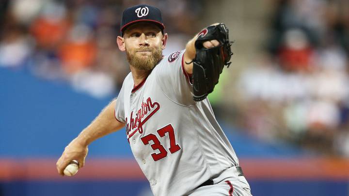 Stephen Strasburg con los Nationals