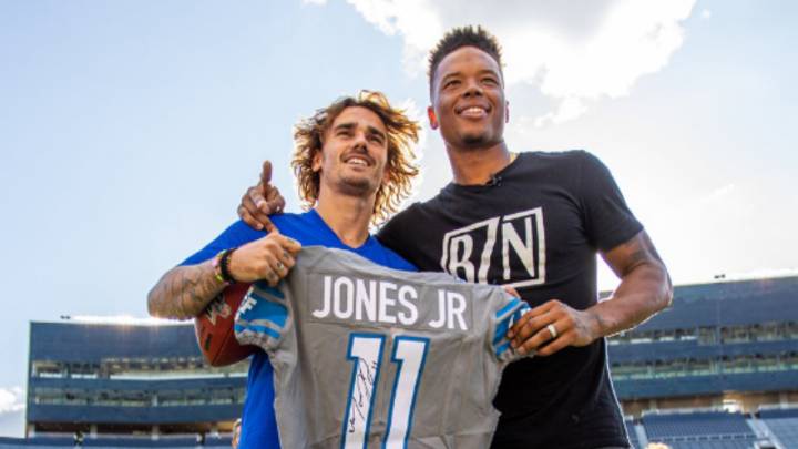 Antoine Griezmann y Marvin Jones