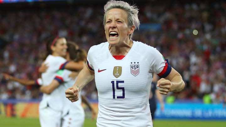 Megan Rapinoe con USWNT