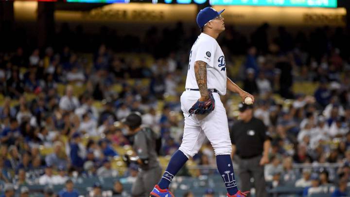 Julio Urías con los Dodgers