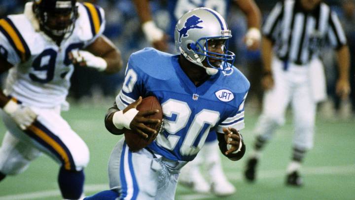 Barry Sanders con los Lions