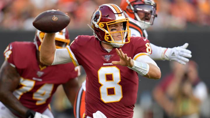 Case Keenum con los Redskins