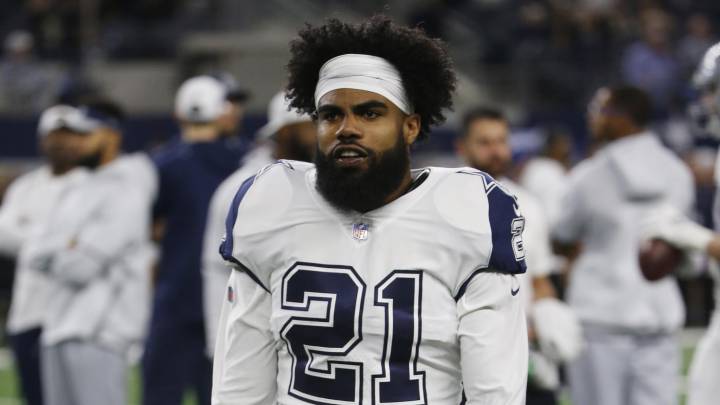 Ezekiel Elliott en partido de los Cowboys