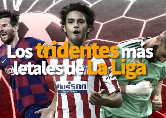 Atleti, Barcelona o Real Madrid, el mejor tridente de LaLiga