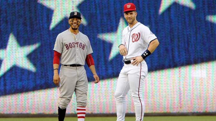 Mookie Betts y Bryce Harper