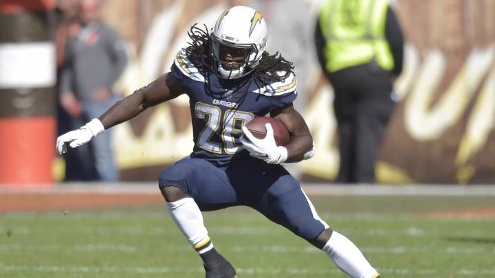 Melvin Gordon con los Chargers