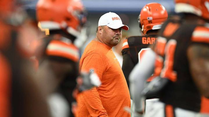 Freddie Kitchens con los Browns