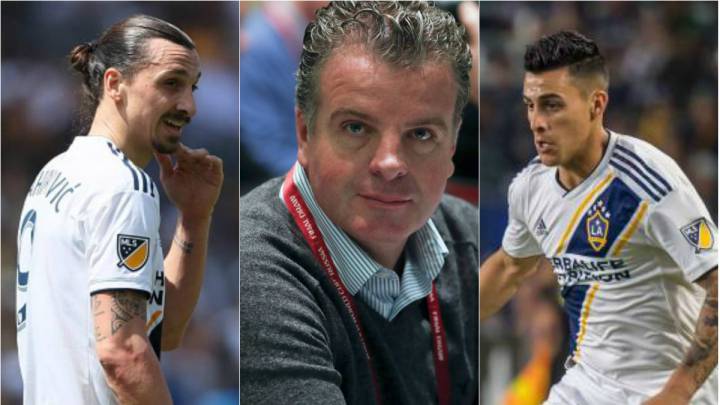 El Gerente General de LA Galaxy elogió el gran talento de Pavón, quien llegó esta temporada al club, además mencionar la importancia de Zlatan en la plantilla.