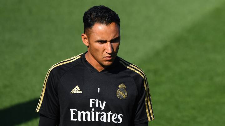 Keylor Navas con el Real Madrid