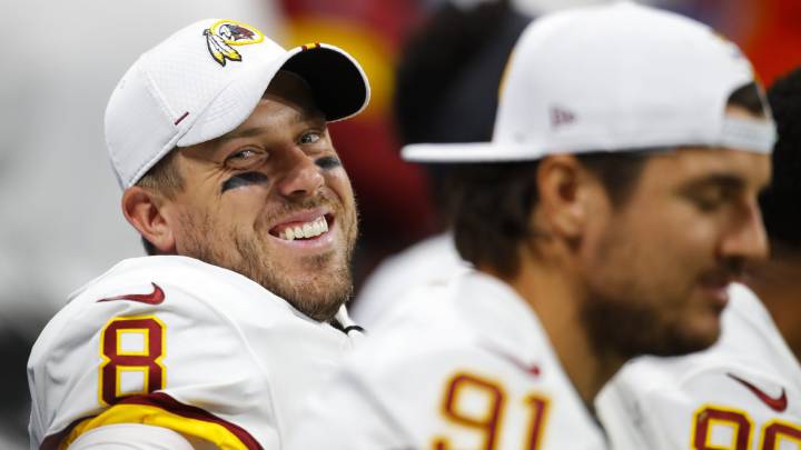 Case Keenum con los Redskins