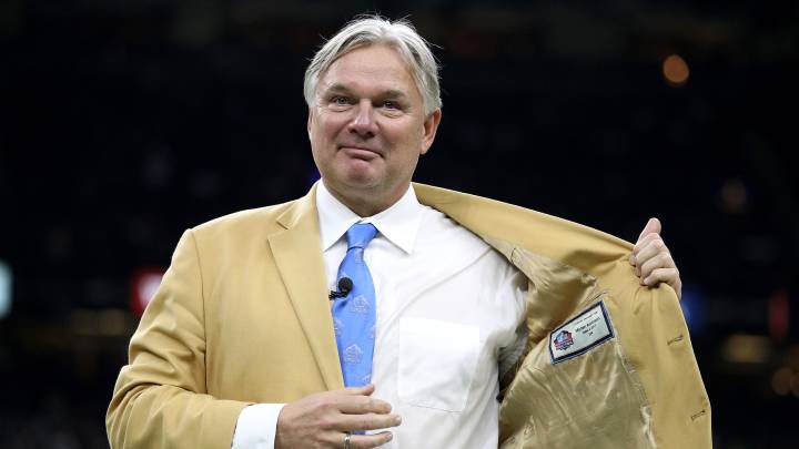 Morten Andersen en ceremonia de inducción al Salón de la Fama
