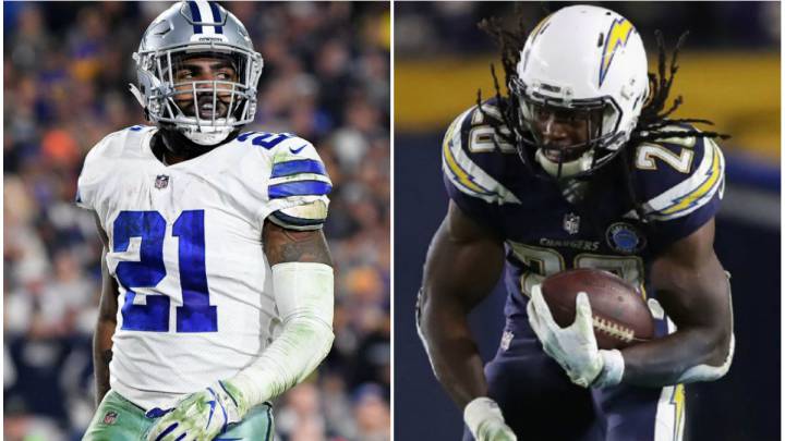 Sin sus corredores estrella, Dallas y Chargers, en peligro
