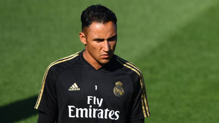 Keylor Navas con el Real Madrid