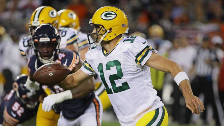 Aaron Rodgers con Packers