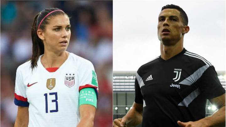 La campeona del Mundo con USA dejó claro lo que piensa del astro portugués, destacando que hay demasiada evidencia que encubrir.