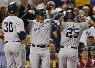 Yankees superó a Red Sox en el tercero de la serie