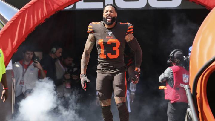 Odell Beckham Jr. con Browns