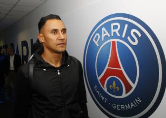 Navas ya entrenó con el PSG