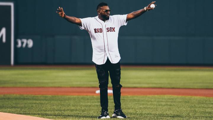 'Big Papi' lanza la primera bola del Yankees vs. Red Sox