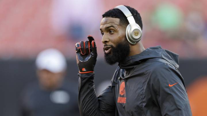 Odell Beckham con Browns